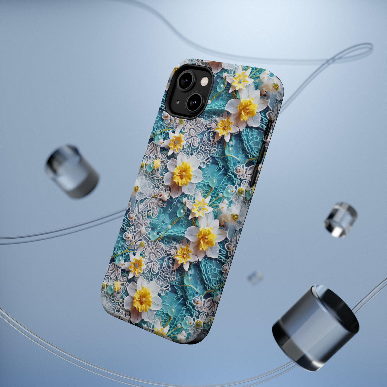 Daffodil for March Birthday - MagSafe Tough Case for iPhone 14, iPhone 14 Pro, iPhone 14 Plus, and iPhone 14 Pro Max