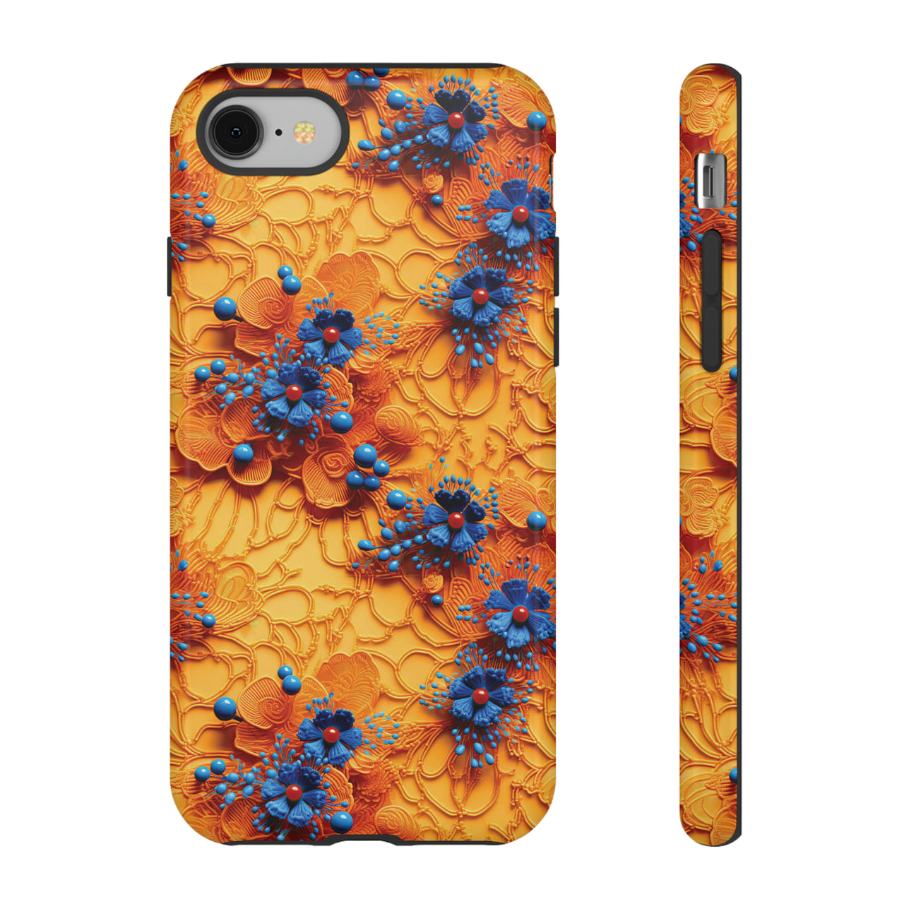 Royal Ryukyu Blossoms - Tough Case for iPhone 8 and iPhone 8 Plus