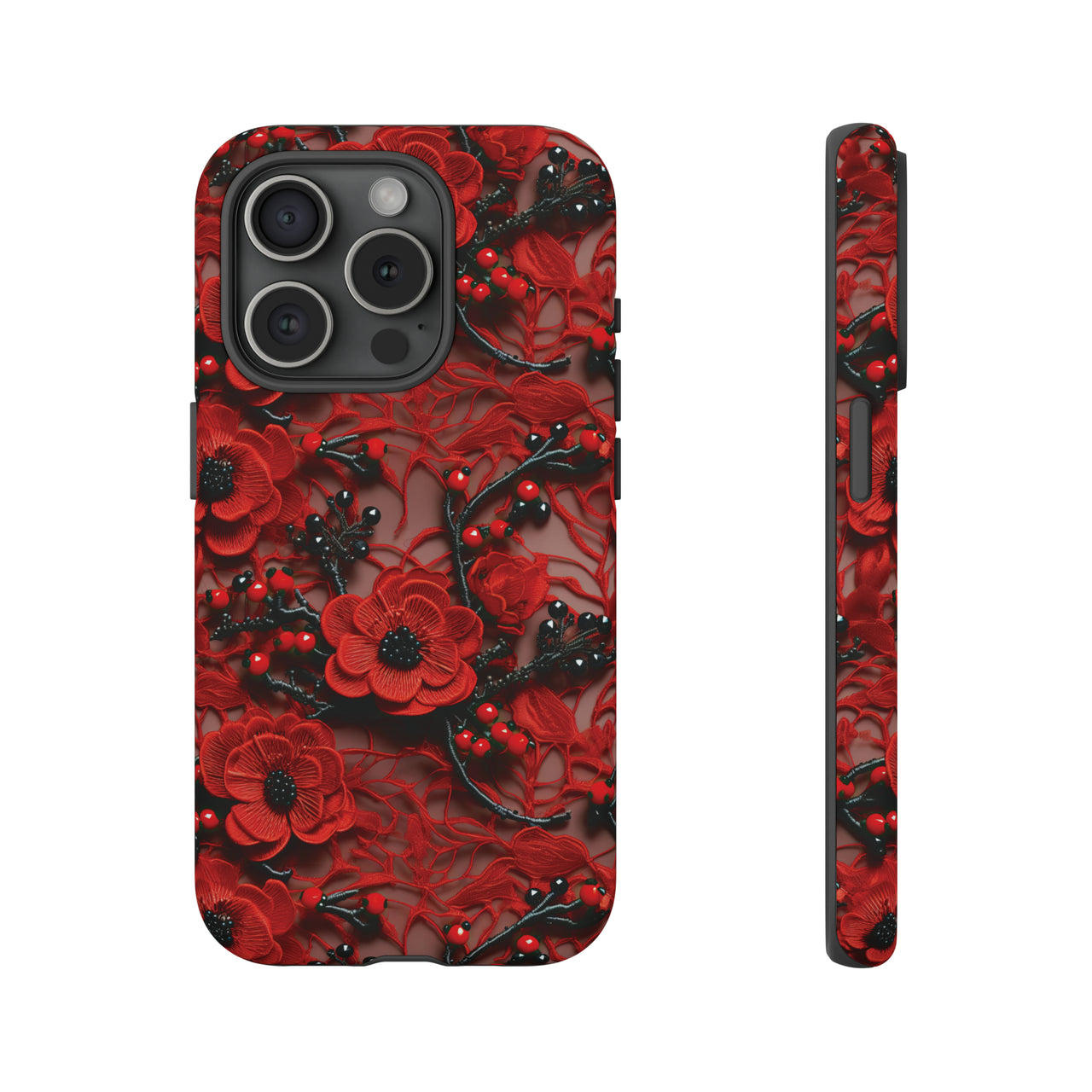 Scarlet Temptation Tough Case for iPhone 15, iPhone 15 Pro, iPhone 15 Plus, and iPhone 15 Pro Max