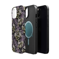 Thumbnail for White Flowers on a Purple Bed - MagSafe Tough Cases for iPhone 13, iPhone 13 Mini, iPhone 13 Pro, and iPhone 13 Pro Max.