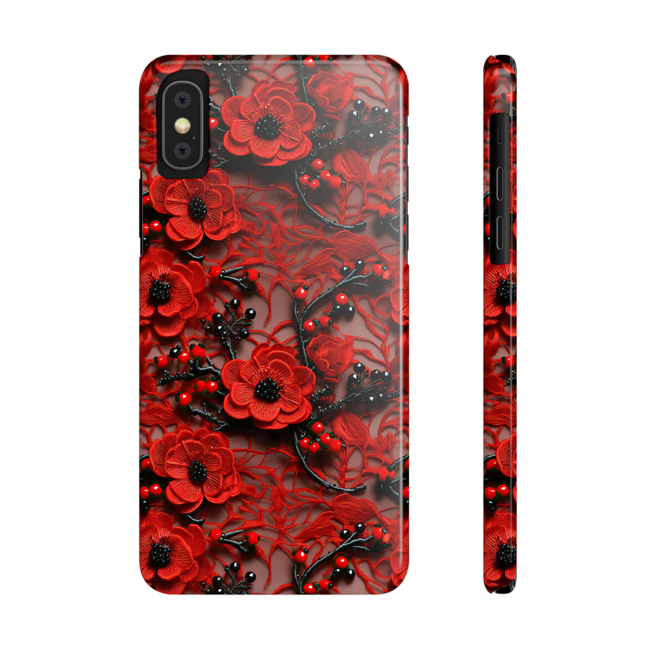 Scarlet Temptation - Slim Phone Cases for iPhone X, iPhone XR, iPhone XS, and iPhone XS MAX