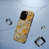 Thumbnail for Yellow Floral MagSafe Tough Cases for iPhone 14, iPhone 14 Pro, iPhone 14 Plus, and iPhone 14 Pro Max