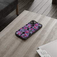 Thumbnail for *Clear Case* Fuchsia Orchid - iPhone 14, iPhone 14 Pro, iPhone 14 Plus, iPhone 14 Pro Max - Supports Wireless Charging