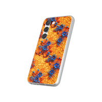 Thumbnail for Royal Ryukyu Blossoms - Flexi Cases for Samsung Galaxy S23, Samsung Galaxy S23 Plus, and Samsung Galaxy S23 Ultra