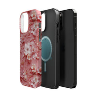 Thumbnail for Floral Champagne Toast MagSafe Tough Cases for iPhone 13, iPhone 13 Mini, iPhone 13 Pro, and iPhone 13 Pro Max.