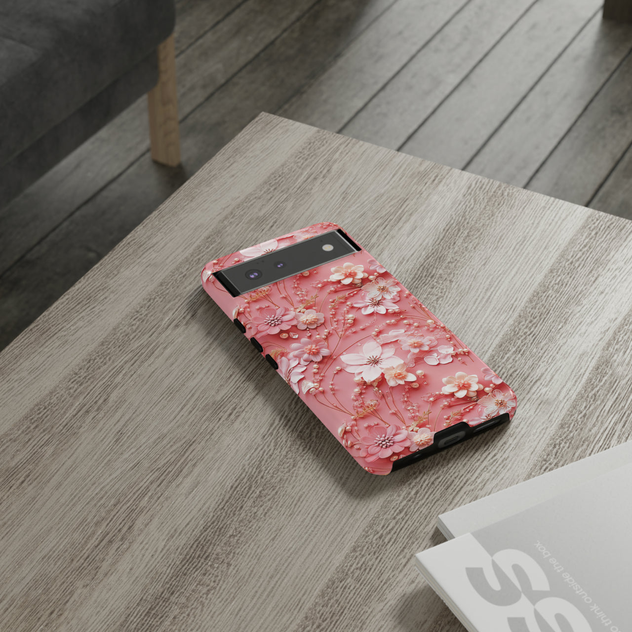 Floral Champagne Toast Tough Case for Google Pixel 6 and Google Pixel 6 Pro