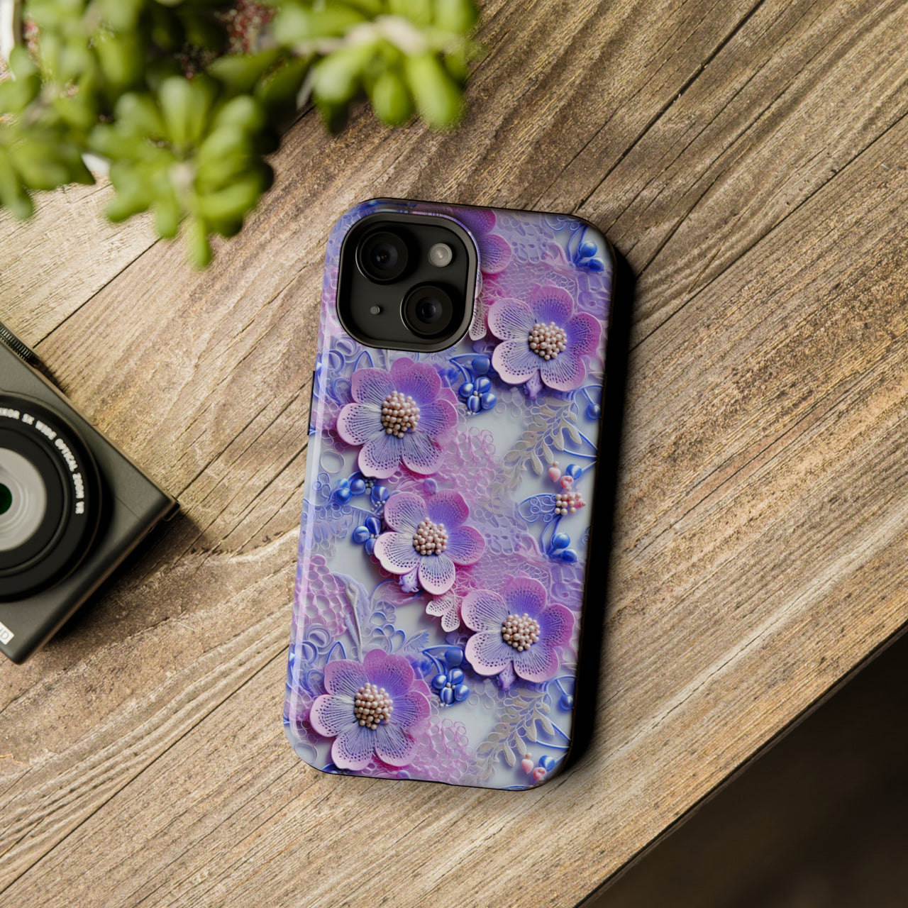 Pink and Purple Harmony - MagSafe Tough Case for iPhone 15, iPhone 15 Pro, iPhone 15 Plus, & iPhone 15 Pro Max