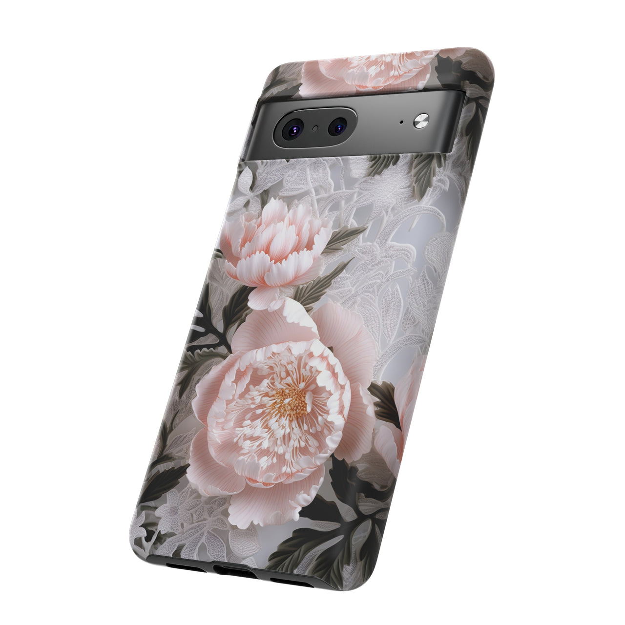 Pink Peony Tough Case for Google Pixel 7