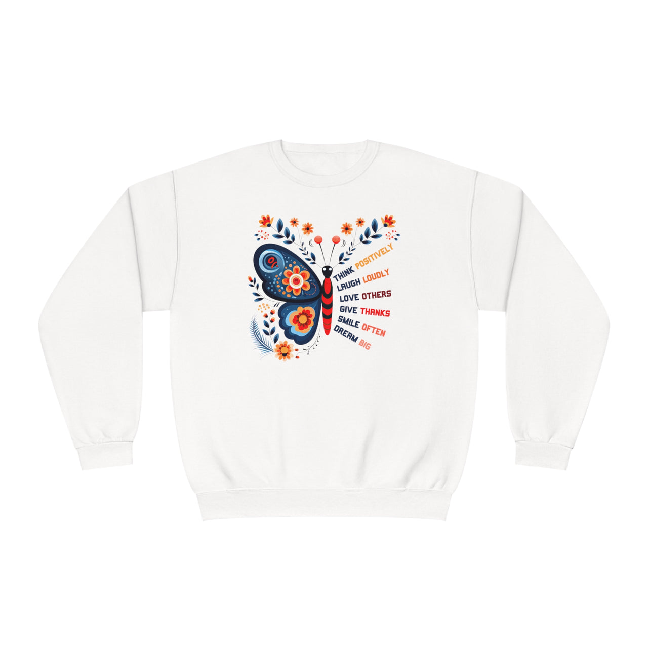 Think Positively Unisex NuBlend® Crewneck Sweatshirt