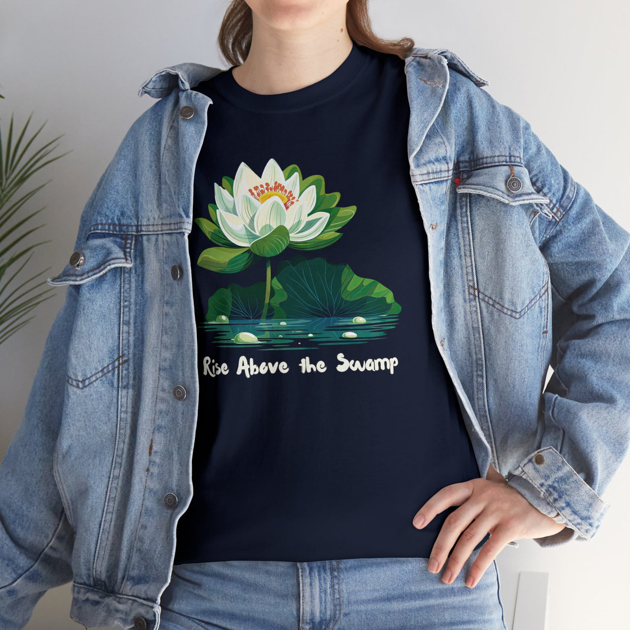 "Rise Above the Swamp" Unisex Heavy Cotton Tee