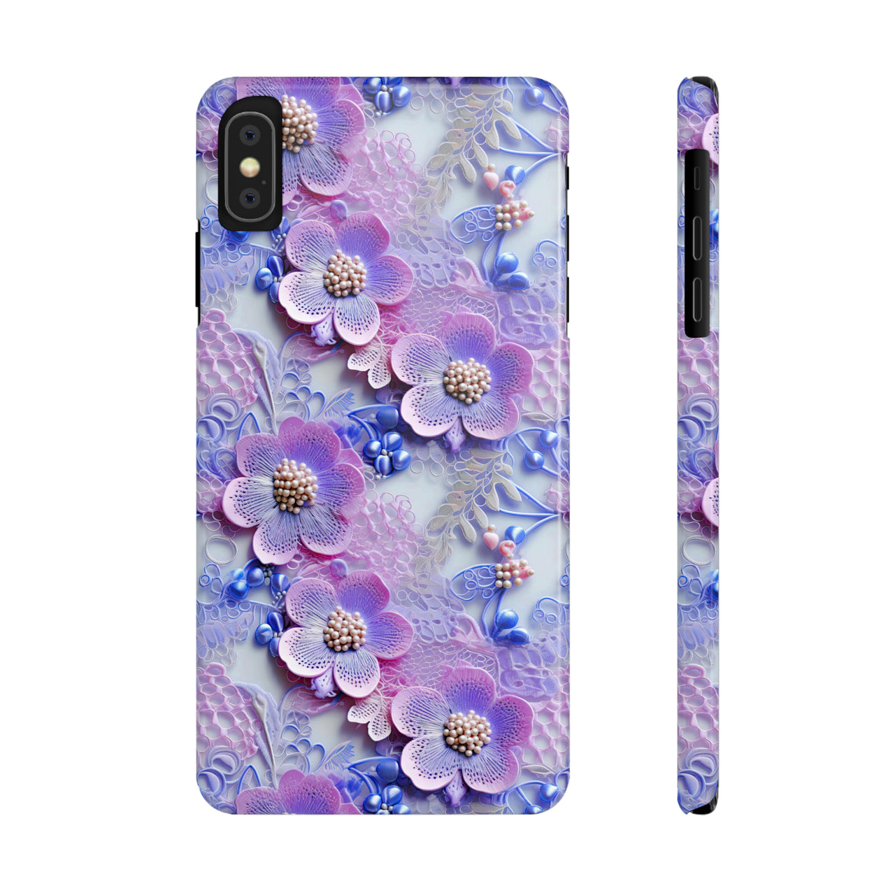 Pink and Purple Harmony - Slim Phone Cases for iPhone X, iPhone XR, iPhone XS, and iPhone XS MAX