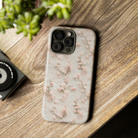 Thumbnail for White Lace and Cherry Blossoms Tough Case for iPhone 15, iPhone 15 Pro, iPhone 15 Plus, and iPhone 15 Pro Max