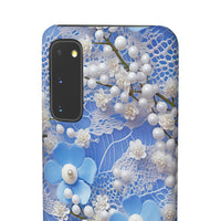 Thumbnail for Pearls and Lace on Baby Blue - Snap Case for Samsung Galaxy S20, Samsung Galaxy S20+, Samsung Galaxy S20 Ultra, & Samsung Galaxy S20 FE