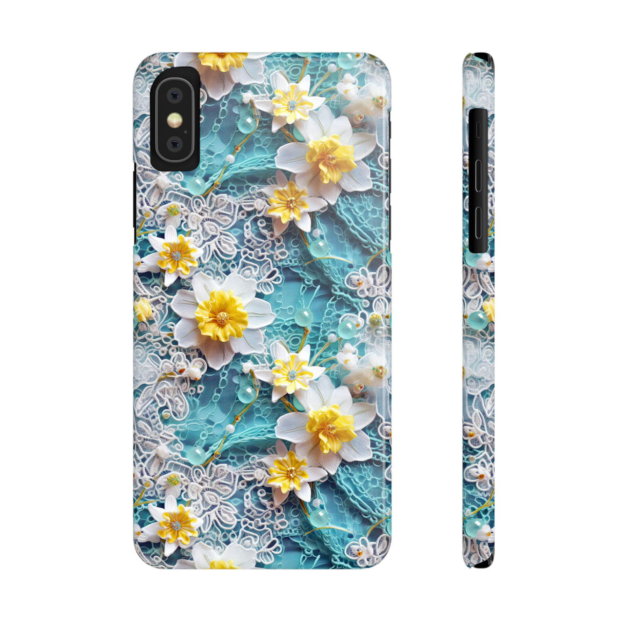 Daffodil for March Birthday - Slim Phone Cases for iPhone X, iPhone XR, iPhone XS, and iPhone XS MAX