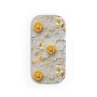 Thumbnail for Yellow Flowers on Silk Phone Click-On Grip