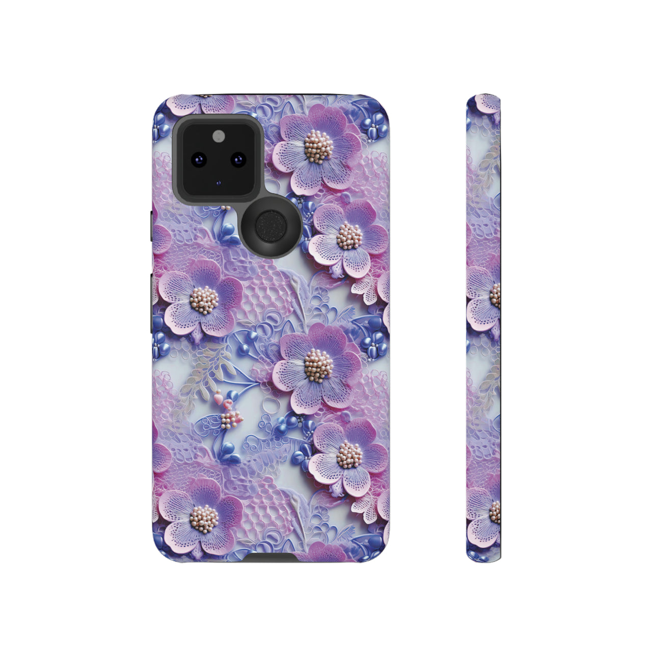 Pink and Purple Harmony - Tough Case for Google Pixel 5 5G