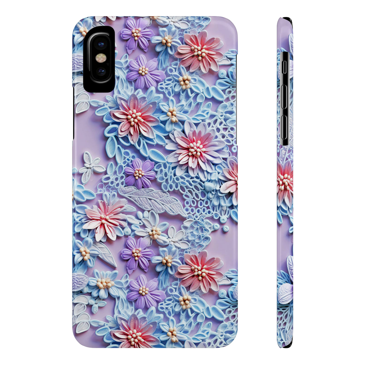 Cotton Candy Meadow - Slim Phone Cases for iPhone X, iPhone XR, iPhone XS, and iPhone XS MAX