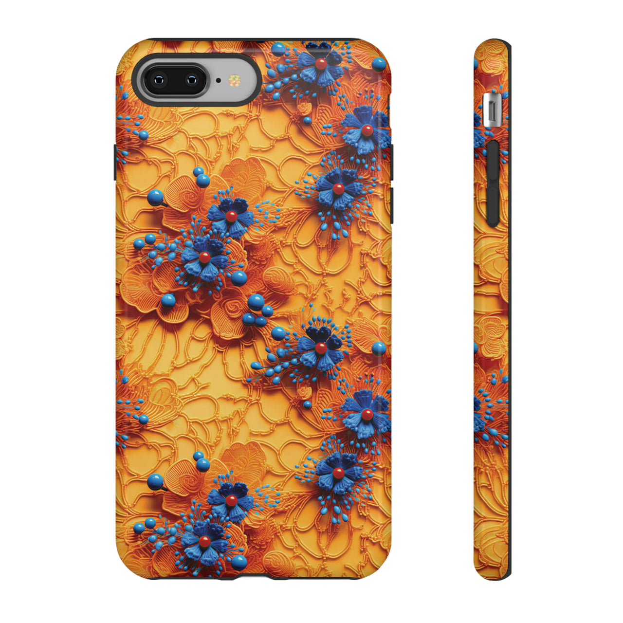 Royal Ryukyu Blossoms - Tough Case for iPhone 8 and iPhone 8 Plus