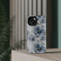 Thumbnail for Himalayan Blue Poppy MagSafe Tough Cases for iPhone 13, iPhone 13 Mini, iPhone 13 Pro, and iPhone 13 Pro Max.