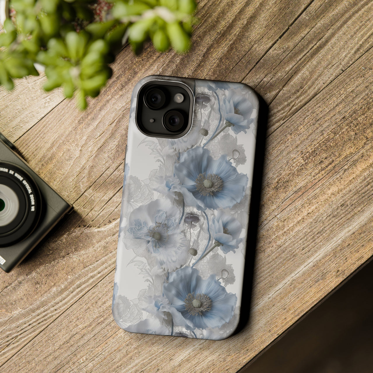 Himalayan Blue Poppy - MagSafe Tough Case for iPhone 15, iPhone 15 Pro, iPhone 15 Plus, & iPhone 15 Pro Max