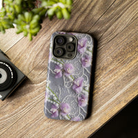 Thumbnail for Purple Sweet Pea Tough Case for iPhone 15, iPhone 15 Pro, iPhone 15 Plus, and iPhone 15 Pro Max