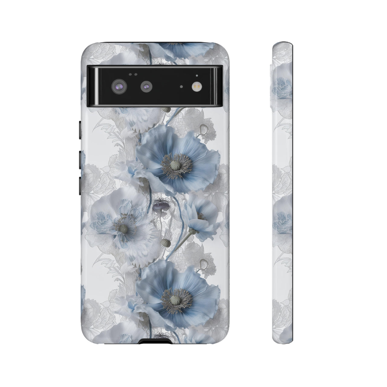 Himalayan Blue Poppy Tough Cases for Google Pixel 6 and Google Pixel 6 Pro