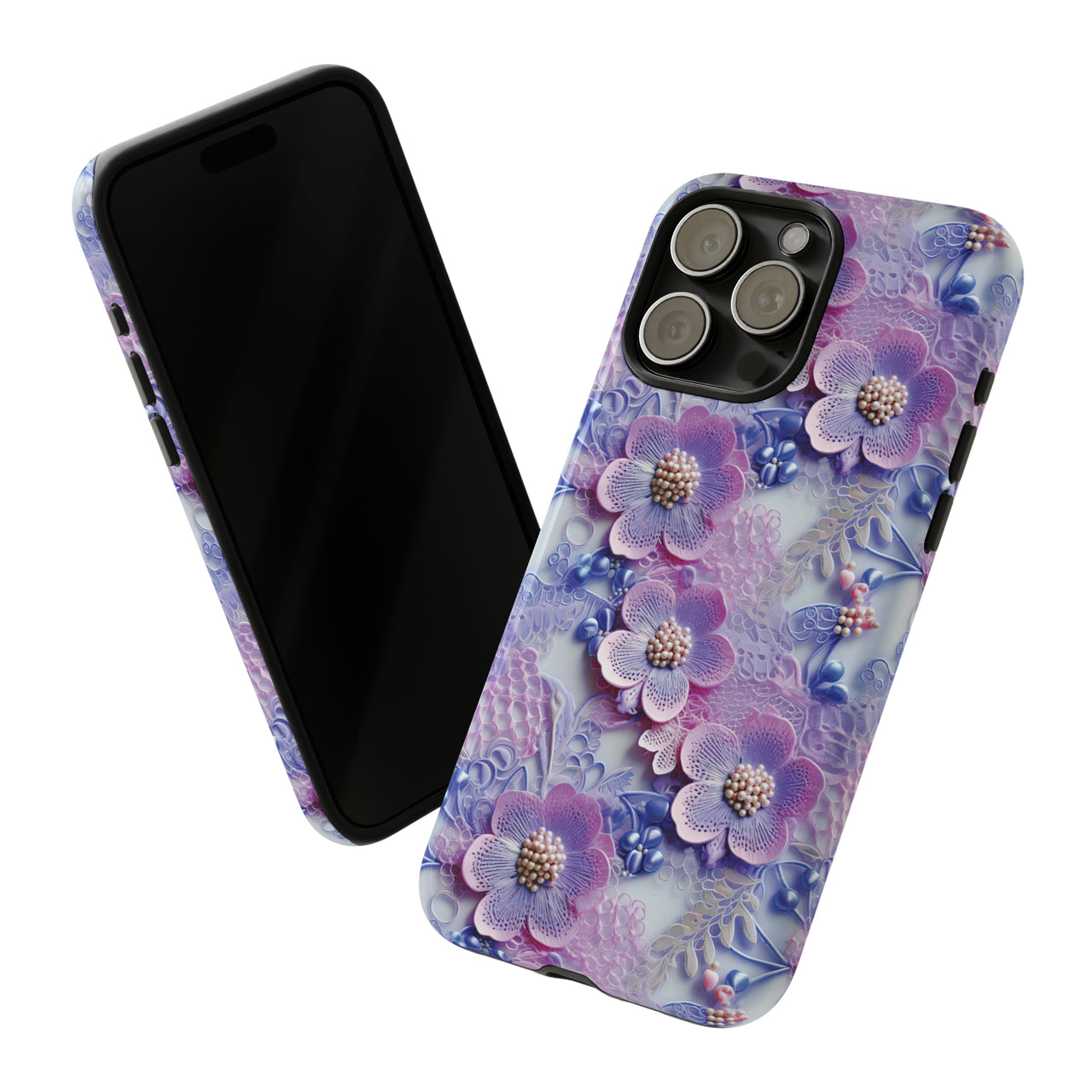 Pink and Purple Harmony - Tough Case for iPhone 15, iPhone 15 Pro, iPhone 15 Plus, and iPhone 15 Pro Max