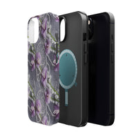 Thumbnail for Purple Sweet Pea MagSafe Tough Cases for iPhone 13, iPhone 13 Mini, iPhone 13 Pro, and iPhone 13 Pro Max.