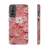 Thumbnail for Floral Champagne Toast Impact-Resistant Case for Samsung Galaxy S21, Samsung Galaxy S21 Plus, and Samsung Galaxy S21 Ultra. Supports Wireless Charging.