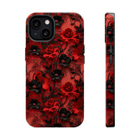 Thumbnail for Gothic Rose MagSafe Tough Cases for iPhone 13, iPhone 13 Mini, iPhone 13 Pro, and iPhone 13 Pro Max.