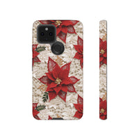 Thumbnail for Christmas Poinsettia Tough Case for Google Pixel 5 5G