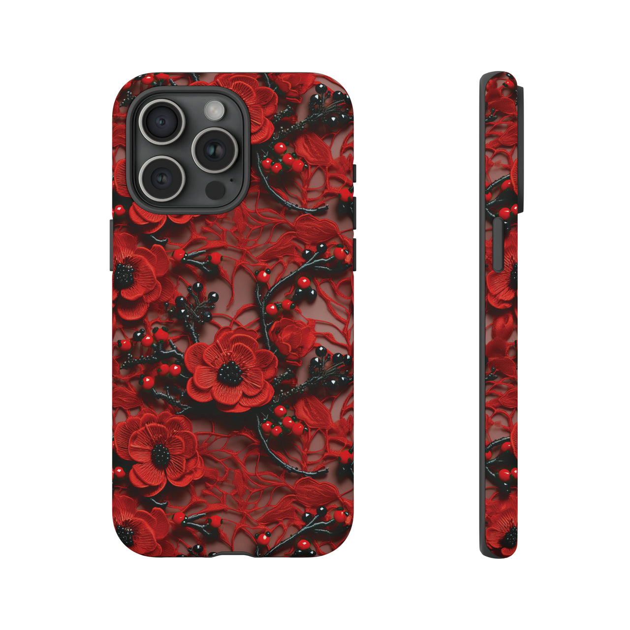 Scarlet Temptation Tough Case for iPhone 15, iPhone 15 Pro, iPhone 15 Plus, and iPhone 15 Pro Max