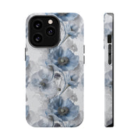 Thumbnail for Himalayan Blue Poppy MagSafe Tough Cases for iPhone 13, iPhone 13 Mini, iPhone 13 Pro, and iPhone 13 Pro Max.