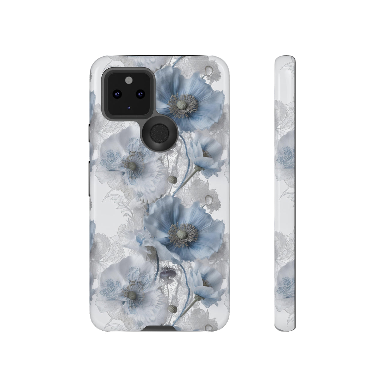 Himalayan Blue Poppy Tough Case for Google Pixel 5 5G