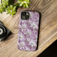 Thumbnail for Pink Coquette Clematis Tough Case for iPhone 15, iPhone 15 Pro, iPhone 15 Plus, and iPhone 15 Pro Max