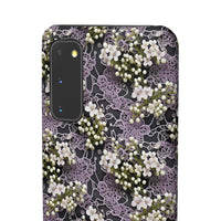 Thumbnail for White Flowers on a Purple Bed - Snap Case for Samsung Galaxy S20, Samsung Galaxy S20+, Samsung Galaxy S20 Ultra, & Samsung Galaxy S20 FE