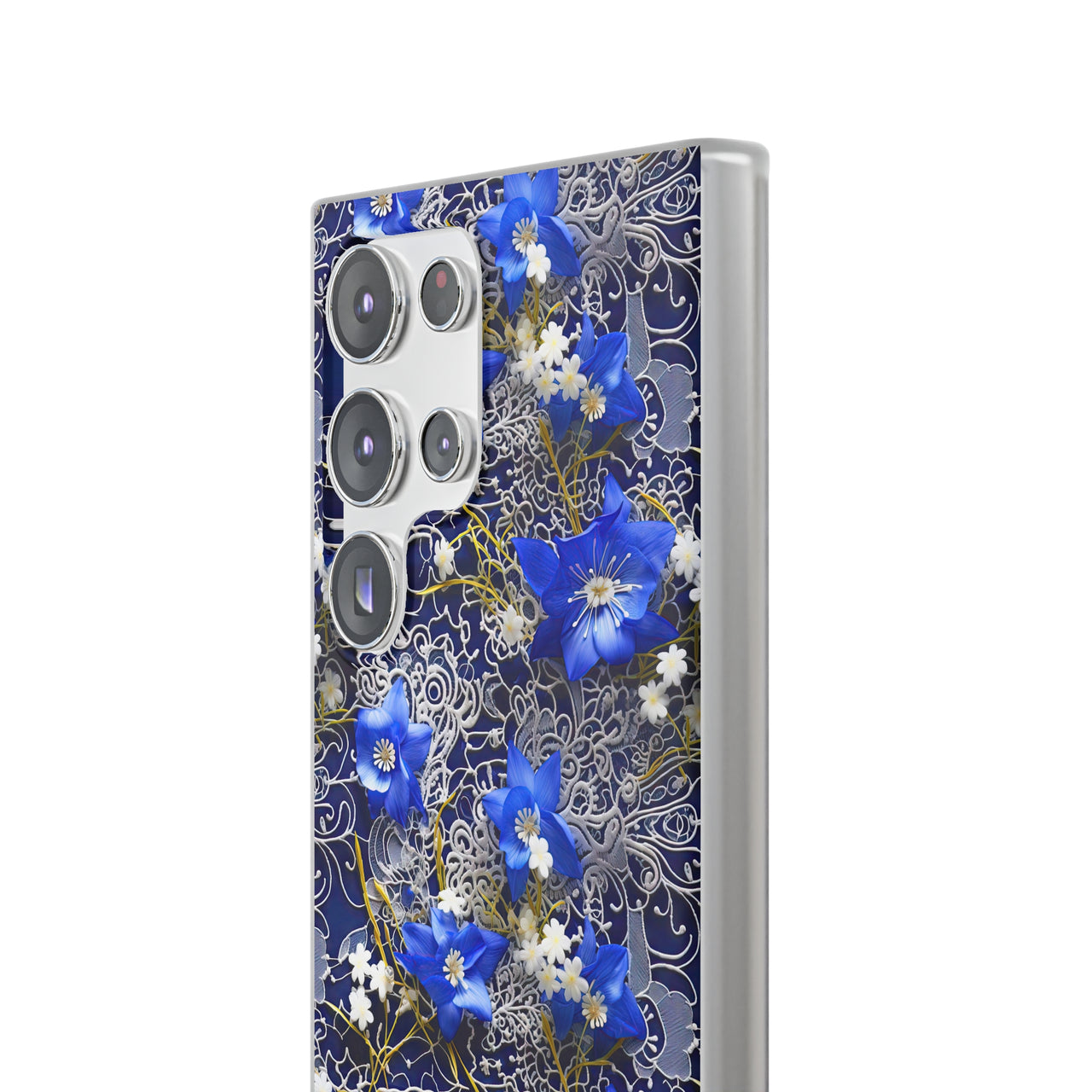 Cerulean Elegance - Flexi Cases for Samsung Galaxy S23, Samsung Galaxy S23 Plus, and Samsung Galaxy S23 Ultra