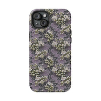 Thumbnail for White Flowers on a Purple Bed - MagSafe Tough Case for iPhone 15, iPhone 15 Pro, iPhone 15 Plus, & iPhone 15 Pro Max