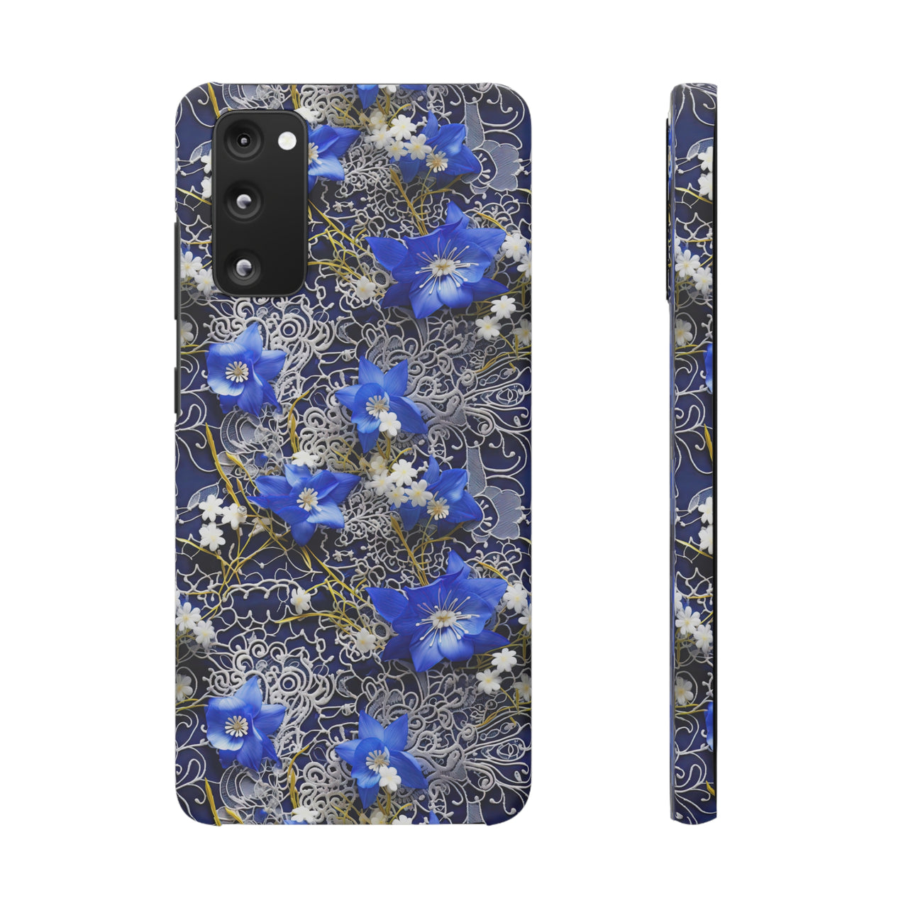 Cerulean Elegance - Snap Case for Samsung Galaxy S20, Samsung Galaxy S20+, Samsung Galaxy S20 Ultra, & Samsung Galaxy S20 FE