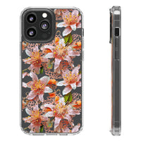 Thumbnail for *Clear Case* Pink Lily - iPhone 13, iPhone 13 Mini, iPhone 13 Pro, iPhone 13 Pro Max - Supports Wireless Charging