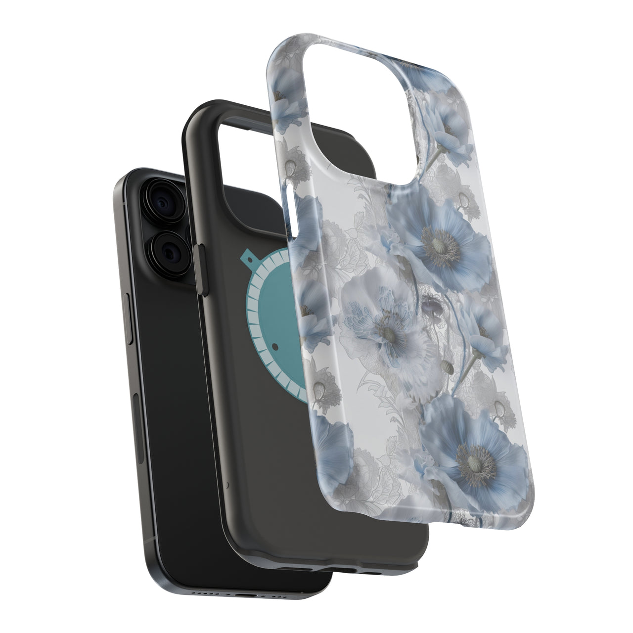 Himalayan Blue Poppy - MagSafe Tough Case for iPhone 15, iPhone 15 Pro, iPhone 15 Plus, & iPhone 15 Pro Max