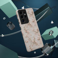 Thumbnail for White Lace and Cherry Blossoms Impact-Resistant Cases for Samsung Galaxy S21, Samsung Galaxy S21 Plus, and Samsung Galaxy S21 Ultra. Supports Wireless Charging.