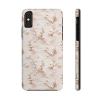 Thumbnail for White Lace and Cherry Blossoms Tough Phone Case for iPhone X, iPhone XR, iPhone XS, and iPhone XS MAX. Supports Wireless Charging.