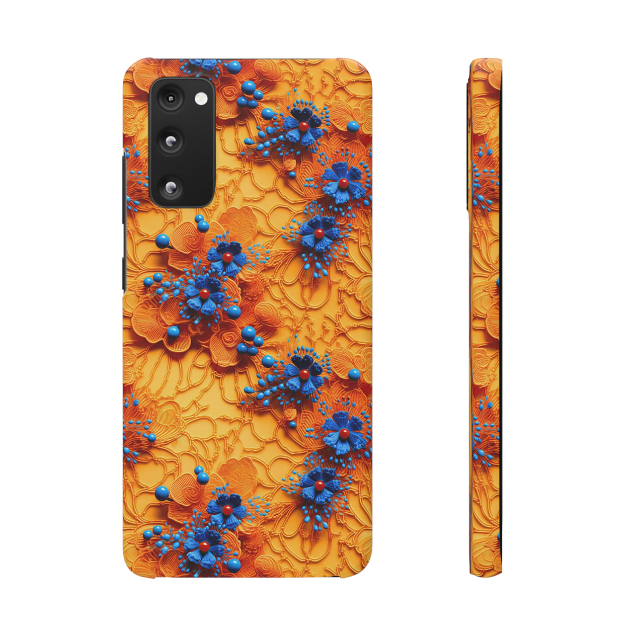 Royal Ryukyu Blossoms - Snap Case for Samsung Galaxy S20, Samsung Galaxy S20+, Samsung Galaxy S20 Ultra, & Samsung Galaxy S20 FE