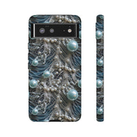 Thumbnail for Sea Foam Lace and Pearls Tough Cases for Google Pixel 6 and Google Pixel 6 Pro