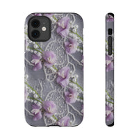 Thumbnail for Purple Sweet Pea Impact-Resistant Cases for iPhone 11, iPhone 11 Pro, and iPhone 11 Pro Max. Supports Wireless Charging.