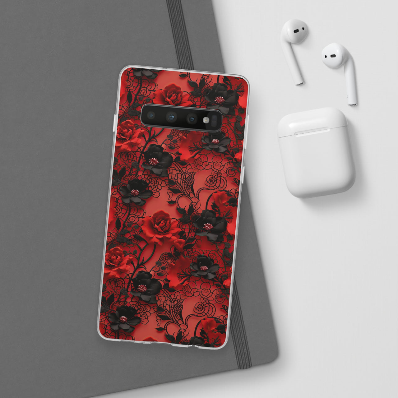 Gothic Rose - Flexi Cases for Samsung Galaxy S23, Samsung Galaxy S23 Plus, and Samsung Galaxy S23 Ultra