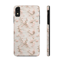 Thumbnail for White Lace and Cherry Blossoms Tough Phone Case for iPhone X, iPhone XR, iPhone XS, and iPhone XS MAX. Supports Wireless Charging.