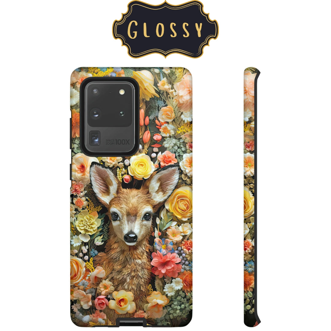 Fawn Impact-Resistant Cases for iPhone 11, iPhone 11 Pro, and iPhone 11 Pro Max. Supports Wireless Charging.