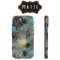 Thumbnail for Gemstones and Gold Lace Impact-Resistant Cases for Samsung Galaxy S22, Samsung Galaxy S22 Plus, and Samsung Galaxy S22 Ultra. Supports Wireless Charging.